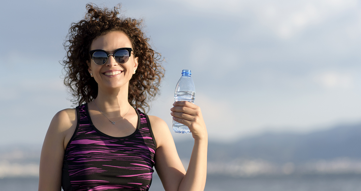 Drinking water concept